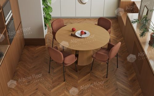 Alpine Floor Искусство в шевроне