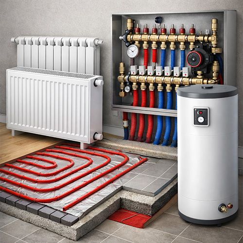 Отопление и водоснабжение