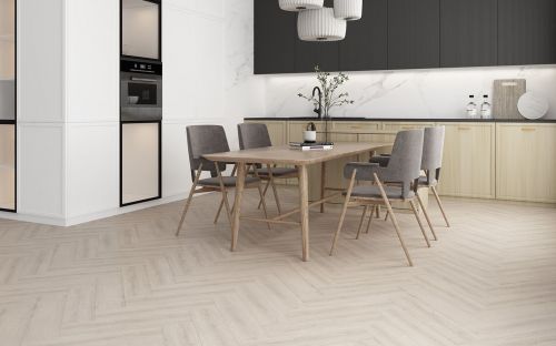 Stone Floor Herringbone